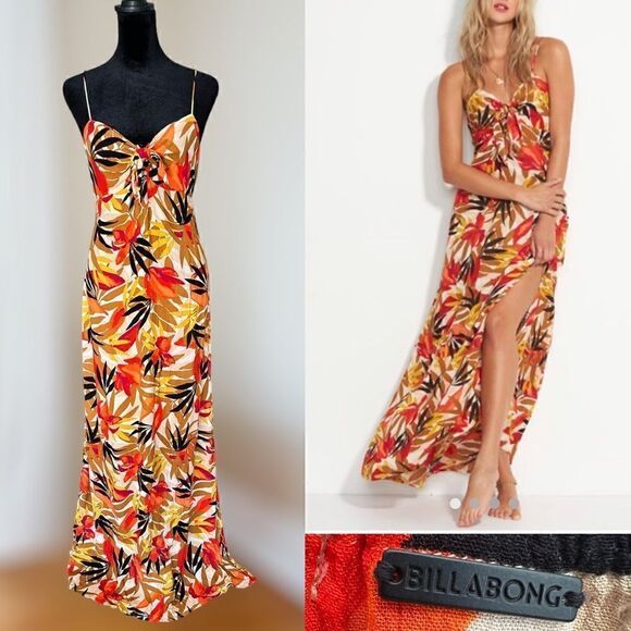 🔶🔸 BILLABONG SWEET KISS MAXI DRESS SIZE M 🔸🔶 - Picture 1 of 15